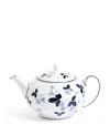 Wedgwood Wild Strawberry Inky Blue Teapot In White