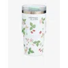 Wedgwood Wild Strawberry With Straw Stainless-steel Tumbler 592ml In Multi