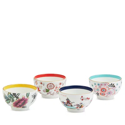 Wedgwood Wonderlust Tea Bowls, Set Of 4 In Multi