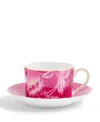 Wedgwood Wonderlust Tonquin Teacup And Saucer Set In Pink