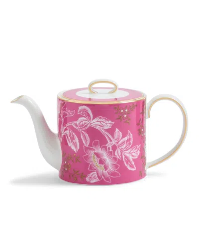 Wedgwood Wonderlust Tonquin Teapot In Pink