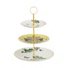 Wedgwood Wonderlust Waterlily 3-tier Cake Stand In Multi