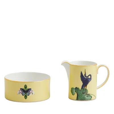 Wedgwood Wonderlust Waterlily Sugar And Creamer Set In Multi
