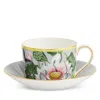 Wedgwood Waterlily Teacup And Saucer Set In Multi