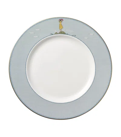 Wedgwood X Kit Kemp Sailor's Farewell Dinner Plate In Blue