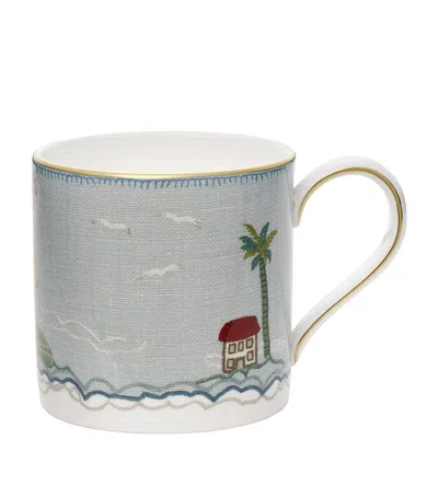 Wedgwood X Kit Kemp Sailor's Farewell Mug In Blue