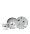 Wedgwood X Kit Kemp Sailor's Farewell Teacup, Saucer And Side Plate Set In Blue