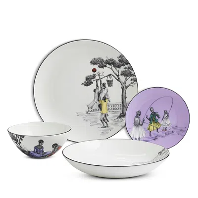 Wedgwood X Sheila Bridges 4 Piece Place Setting In Multi