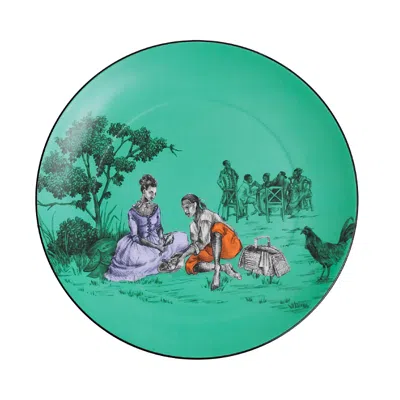 Wedgwood X Sheila Bridges Accent Plate In Picnic