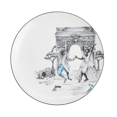 Wedgwood X Sheila Bridges Dancing Serving Plate In Multi