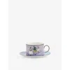 Wedgwood X Sheila Bridges Skipping Bone China Teacup And Saucer 219ml
