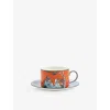 Wedgwood X Sheila Bridges Vanity Bone China Teacup And Saucer 219ml