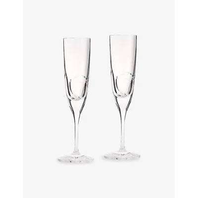 Wedgwood X Vera Wang Crystal Flute Set Of Two