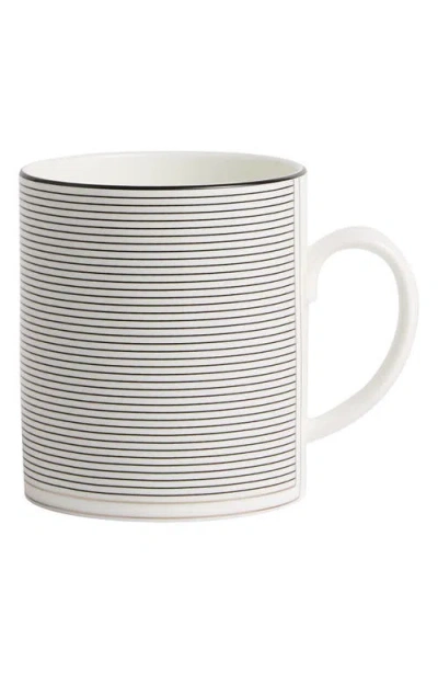Wedgwood X Vera Wang Luxe Graphite Bone China Mug In Black
