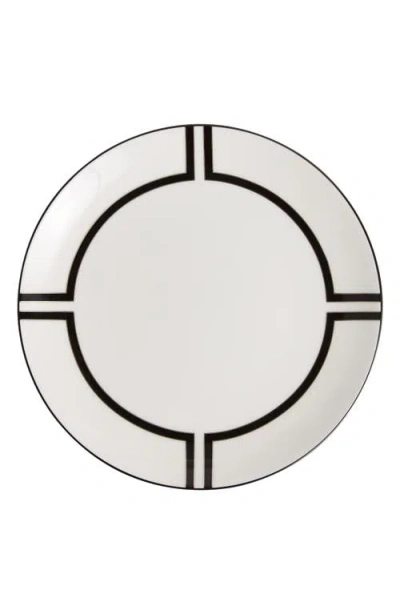 Wedgwood X Vera Wang Luxe Graphite Bone China Plate In No Color