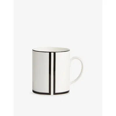 Wedgwood X Vera Wang Luxe Graphite Bone-china Mug 460ml In White