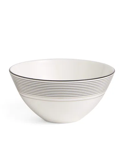 Wedgwood X Vera Wang Luxe Graphite Bowl In White