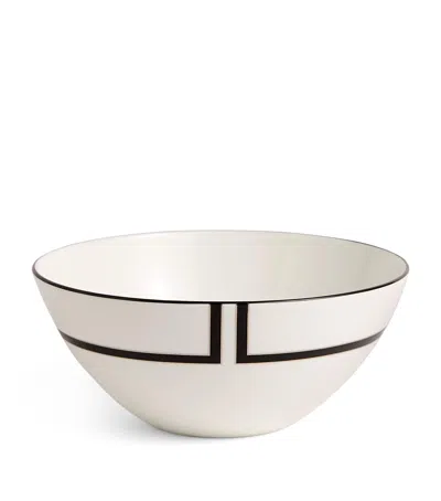 Wedgwood X Vera Wang Luxe Graphite Cereal Bowl In White