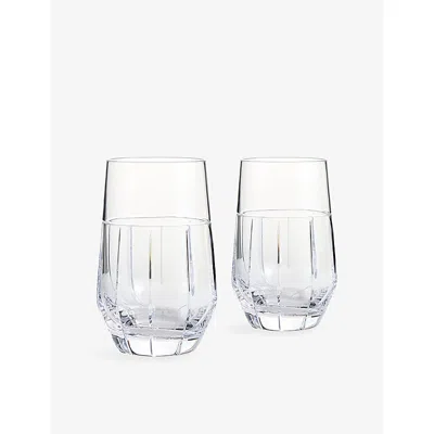 Wedgwood X Vera Wang Luxe Graphite Highball Glass Set Of Two In White