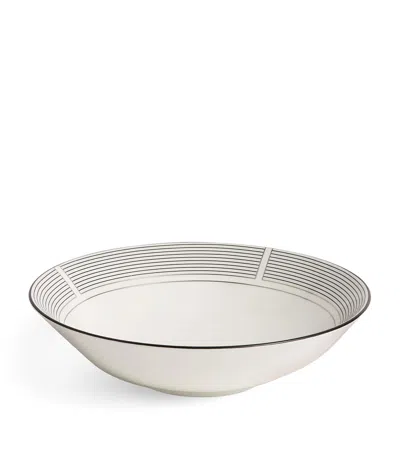 Wedgwood X Vera Wang Luxe Graphite Soup/noodle Bowl In White