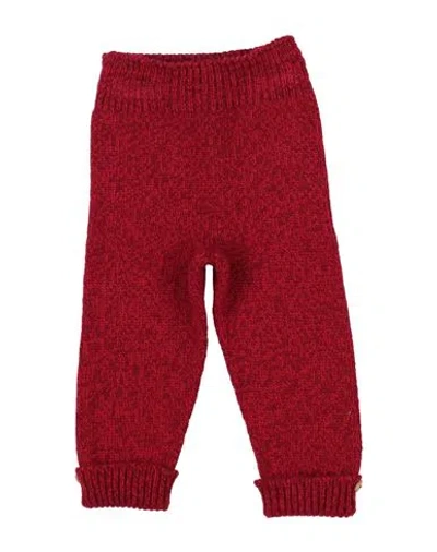 Wedoble Babies'  Newborn Girl Pants Red Size 3 Merino Wool, Cashmere