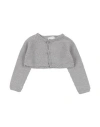 Wedoble Newborn Girl Wrap Cardigans Grey Size 1 Wool In Grey