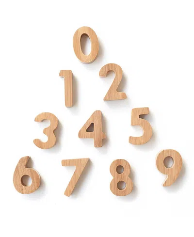 Wee Gallery Bamboo Numbers - Ages 2+ In Brown
