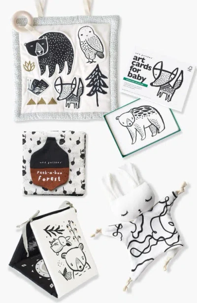 Wee Gallery Kids'  Developmental Bundle For Baby In Green