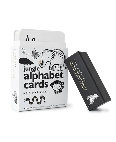 Wee Gallery Jungle Alphabet Cards - Ages 2+ In Gray