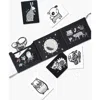 Wee Gallery Kids'  Tummy Time Gallery  With Mirror And Art Cards For Baby Bundle In Black