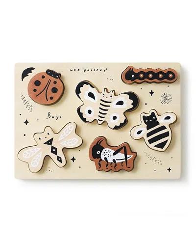 Wee Gallery Wooden Tray Puzzle - Bugs In Multi