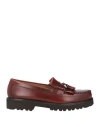 Weejuns® By G.h. Bass & Co Weejuns By G. H. Bass & Co Man Loafers Brown Size 9 Leather In Burgundy