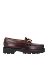 Weejuns® By G.h. Bass & Co Weejuns By G. H. Bass & Co Man Loafers Burgundy Size 9 Leather In Red