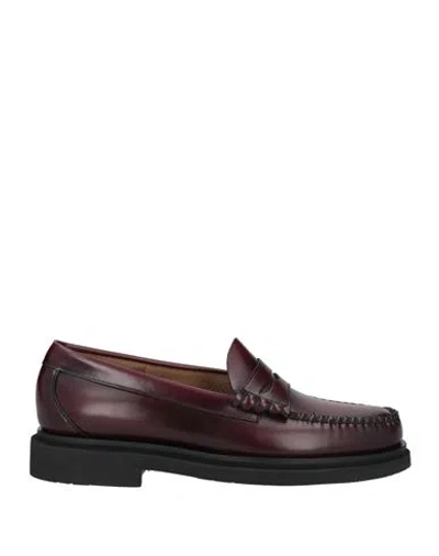Weejuns® By G.h. Bass & Co Weejuns By G. H. Bass & Co Man Loafers Burgundy Size 9 Leather In Red