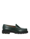 Weejuns® By G.h. Bass & Co Weejuns By G. H. Bass & Co Man Loafers Dark Green Size 8.5 Leather