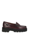 Weejuns® By G.h. Bass & Co Weejuns By G. H. Bass & Co Woman Loafers Burgundy Size 7 Leather In Red