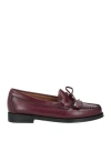 Weejuns® By G.h. Bass & Co Weejuns By G. H. Bass & Co Woman Loafers Burgundy Size 7 Leather In Red