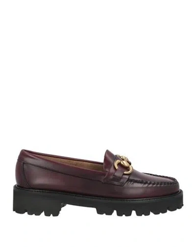 Weejuns® By G.h. Bass & Co Weejuns By G. H. Bass & Co Woman Loafers Plum Size 6 Leather In Multi