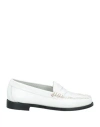 Weejuns® By G.h. Bass & Co Weejuns By G. H. Bass & Co Woman Loafers White Size 7 Leather In White