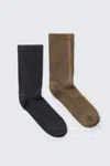 Weekday 2-pack Washed Crew Socks
