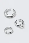Weekday 3-pack Mixed Ear Cuffs