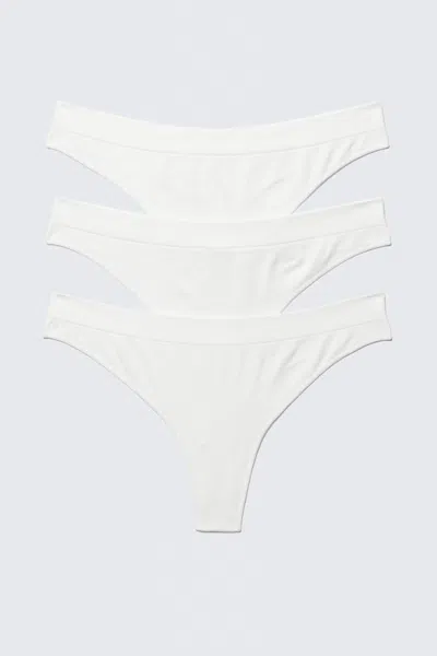 Weekday 3-pack Seamless Thongs