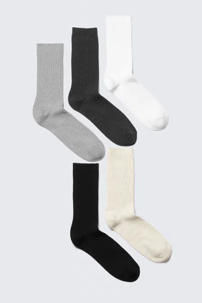 Weekday 5-pack Rib Socks