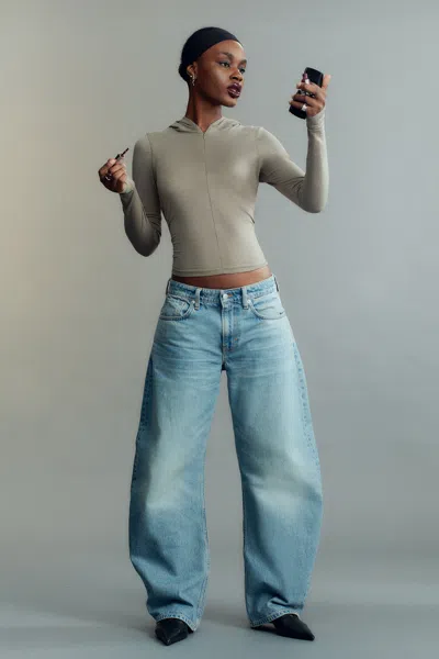 Weekday Abell Mid Rise Regular Cocoon Leg Jeans