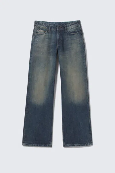 Weekday Ample Low Rise Loose Wide Leg Jeans