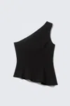 Weekday Asymmetric One-shoulder Fitted Top