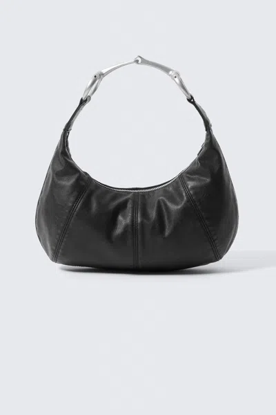 Weekday Buckle-handle Faux Leather Hand Bag