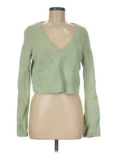 Pre-owned Weekday Cardigan Sweater In Green