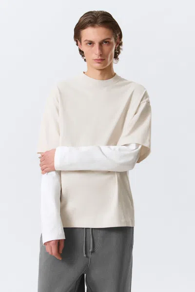 Weekday Double-layered Cotton T-shirt