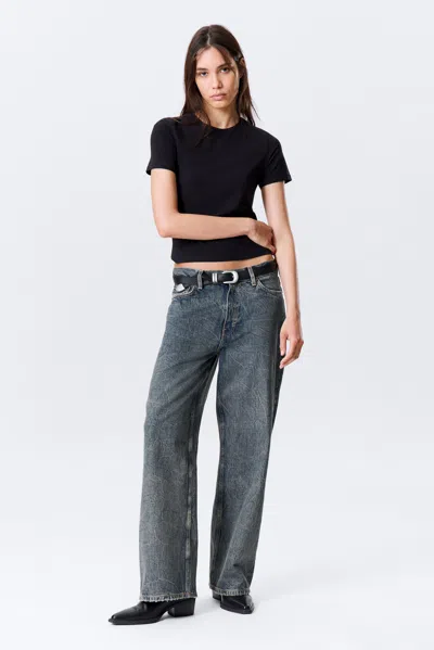 Weekday Dynasty Low Rise Loose Wide Leg Jeans